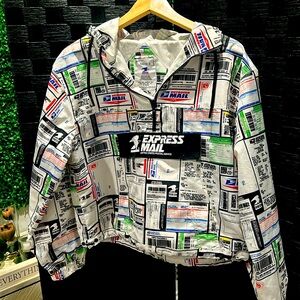 Mail inspired jacket by Forever 21